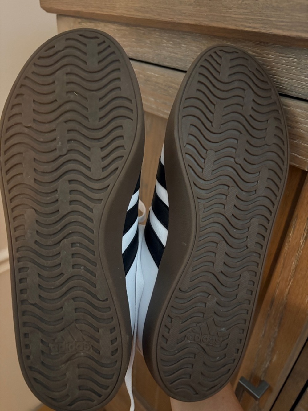 Adidas Women’s Classic Leather Sneakers in White and Black —NWOT - Picture 2 of 4